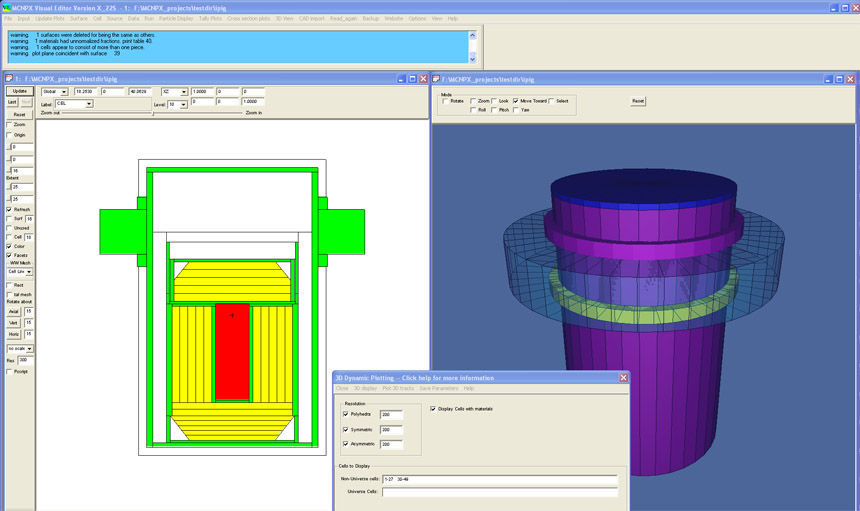 3d Dynamic of a Pig Cask